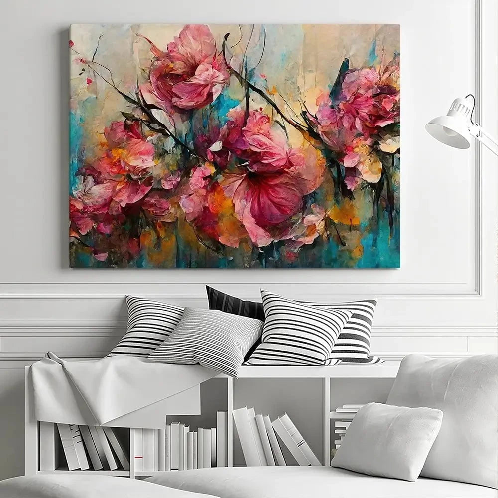 Wild Pink Roses Canvas Print Wild Pink Roses Canvas Print wall art product Treechild