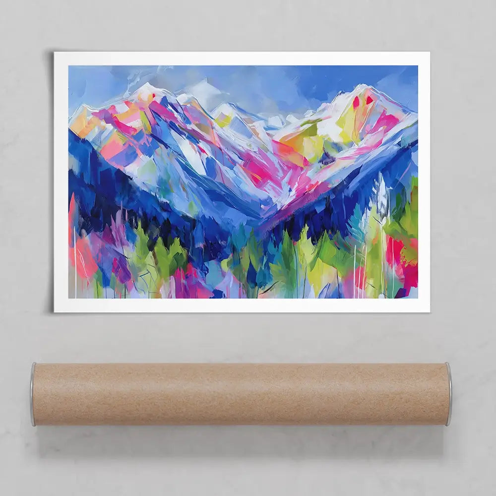 Wildfire Slopes Art Print Wildfire Slopes Art Print wall art product Chromatic Storm Studio