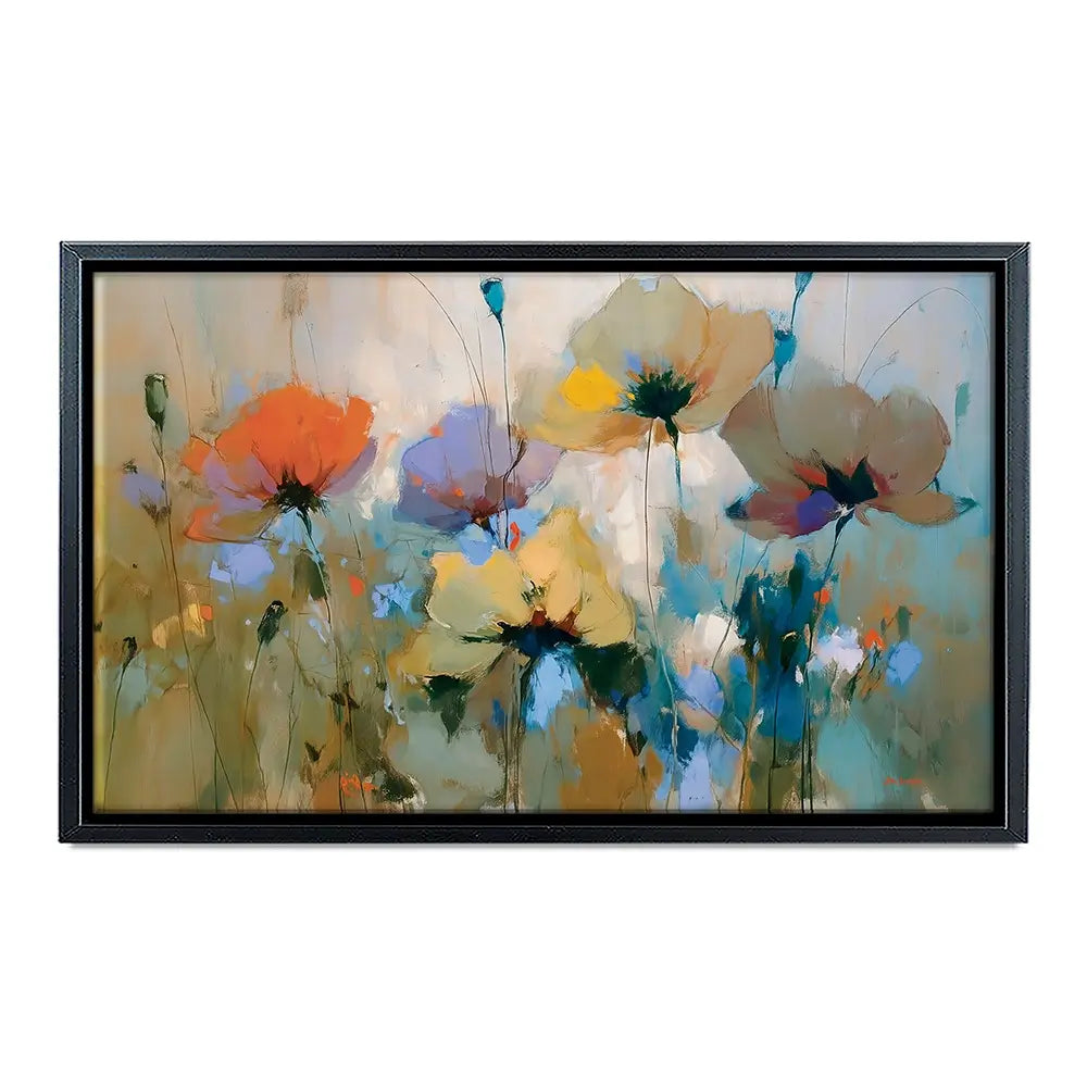 Wildflower Bloom In Dreamy Pastel Tones Canvas Print Wildflower Bloom In Dreamy Pastel Tones Canvas Print wall art product Leon Devenice