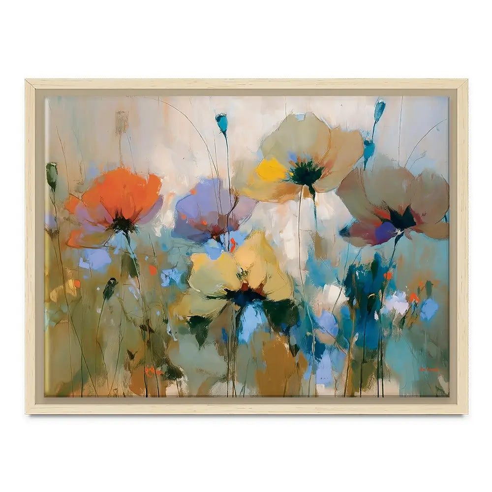 Wildflower Bloom In Dreamy Pastel Tones Canvas Print Wildflower Bloom In Dreamy Pastel Tones Canvas Print wall art product Leon Devenice