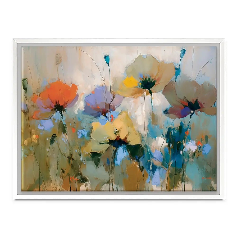 Wildflower Bloom In Dreamy Pastel Tones Canvas Print Wildflower Bloom In Dreamy Pastel Tones Canvas Print wall art product Leon Devenice