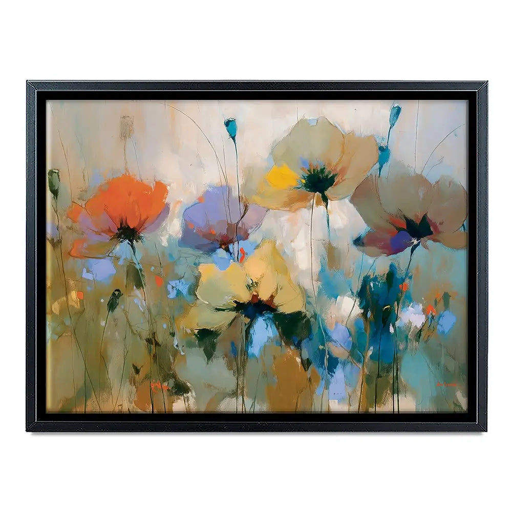 Wildflower Bloom In Dreamy Pastel Tones Canvas Print Wildflower Bloom In Dreamy Pastel Tones Canvas Print wall art product Leon Devenice