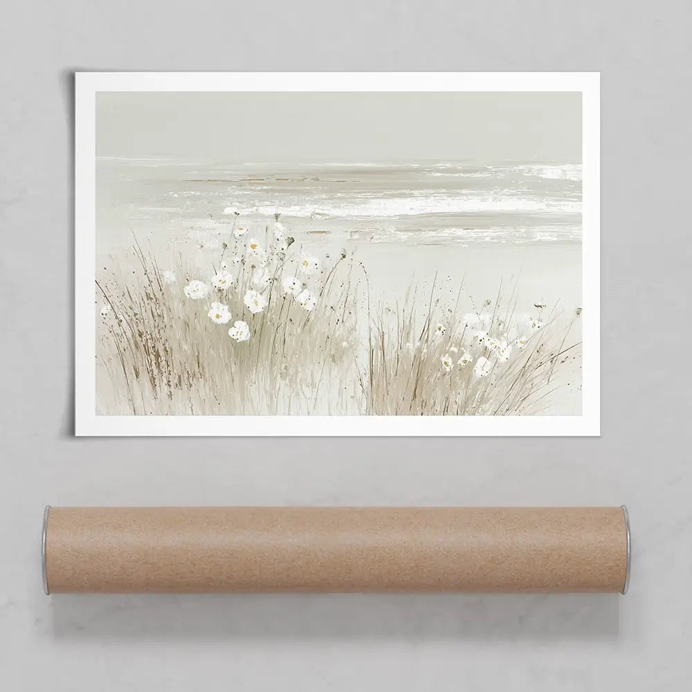 Wildflower Coast Hillside Art Print Wildflower Coast Hillside Art Print wall art product Chromatic Storm Studio