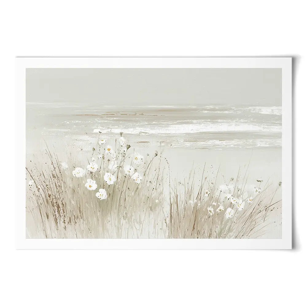 Wildflower Coast Hillside Art Print Wildflower Coast Hillside Art Print wall art product Chromatic Storm Studio