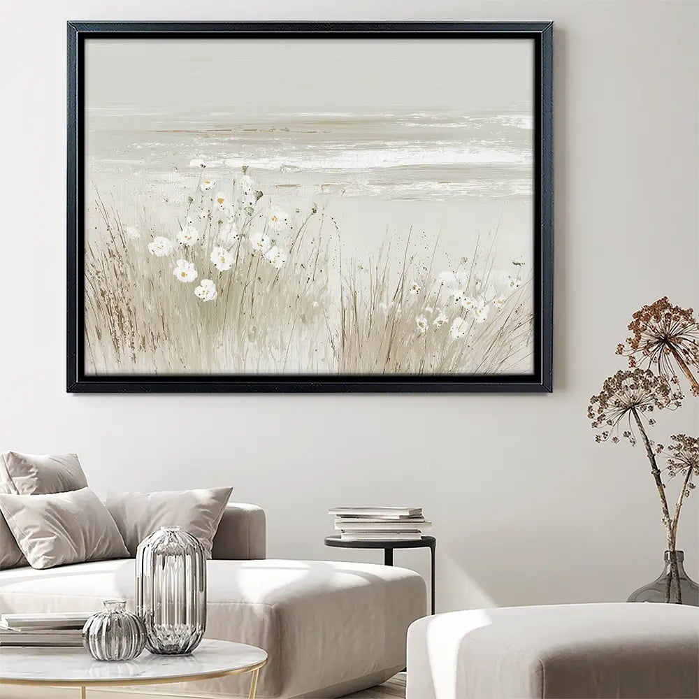 Wildflower Coast Hillside Canvas Print Wildflower Coast Hillside Canvas Print wall art product Chromatic Storm Studio