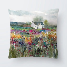 Wildflower Cottage Cushion Wildflower Cottage Cushion wall art product Carol Robinson