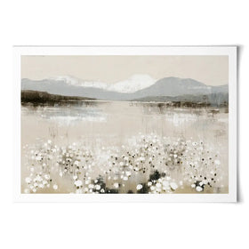 Wildflower Lake And Range Art Print Wildflower Lake And Range Art Print wall art product Chromatic Storm Studio