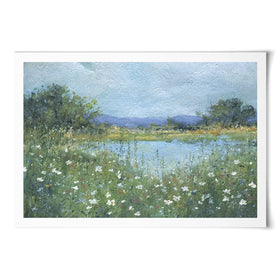 Wildflower Lake Art Print Wildflower Lake Art Print wall art product Carol Robinson