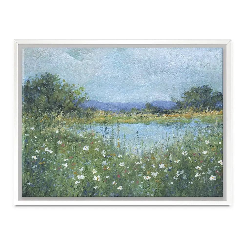 Wildflower Lake Canvas Print Wildflower Lake Canvas Print wall art product Carol Robinson