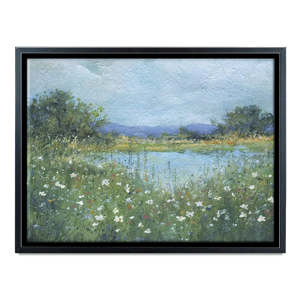 Wildflower Lake Canvas Print Wildflower Lake Canvas Print wall art product Carol Robinson