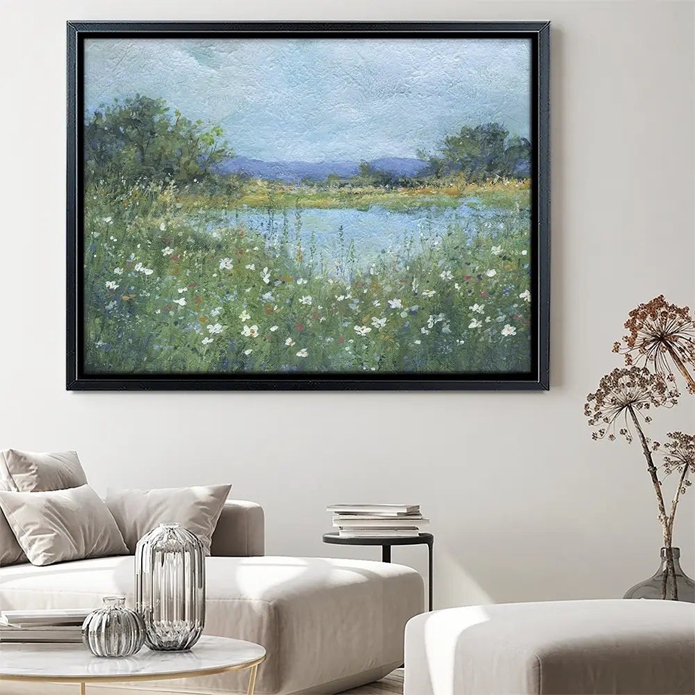 Wildflower Lake Canvas Print Wildflower Lake Canvas Print wall art product Carol Robinson