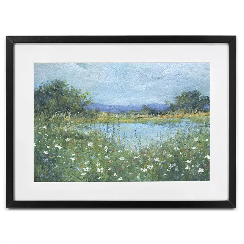 Wildflower Lake Framed Art Print Wildflower Lake Framed Art Print wall art product Carol Robinson