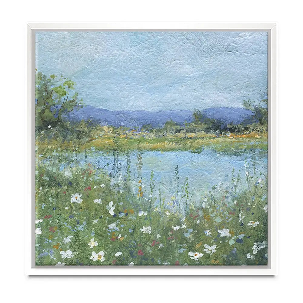 Wildflower Lake Oversized Canvas Print Wildflower Lake Oversized Canvas Print wall art product Carol Robinson