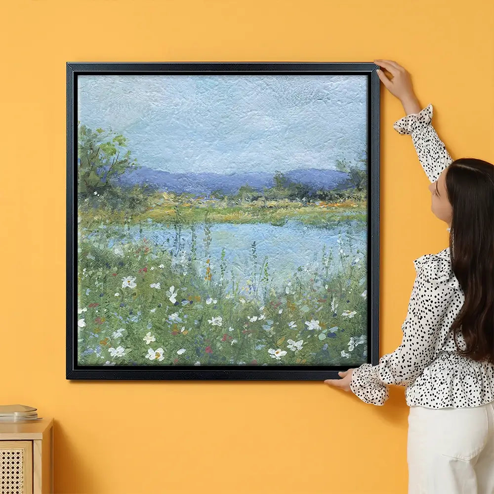 Wildflower Lake Oversized Canvas Print Wildflower Lake Oversized Canvas Print wall art product Carol Robinson