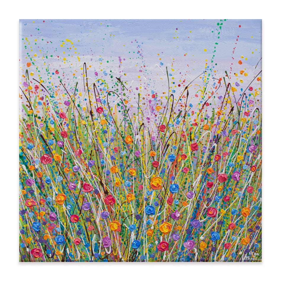 Wildflower Meadow Canvas Print wall art product Olga Tkachyk