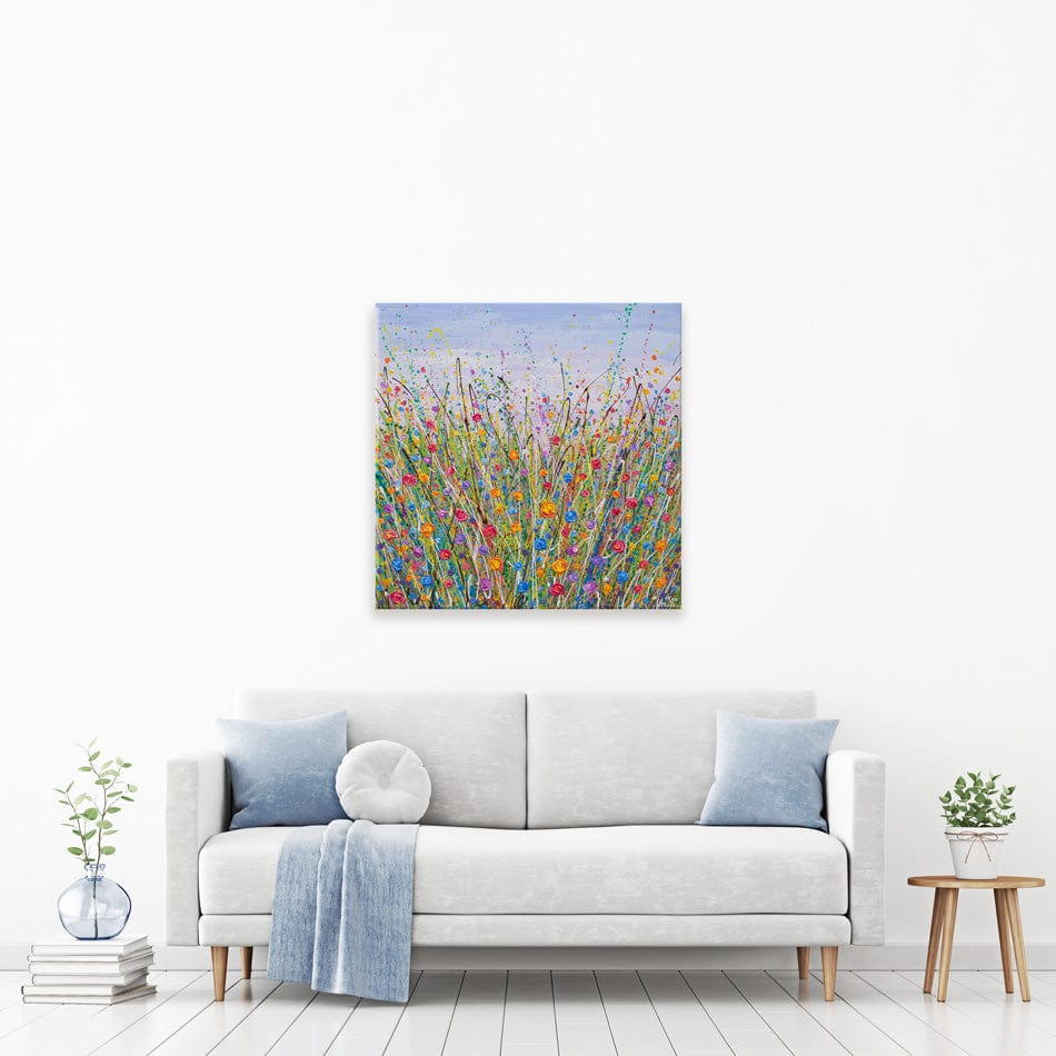 Wildflower Meadow Canvas Print wall art product Olga Tkachyk