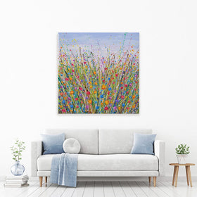 Wildflower Meadow Canvas Print wall art product Olga Tkachyk