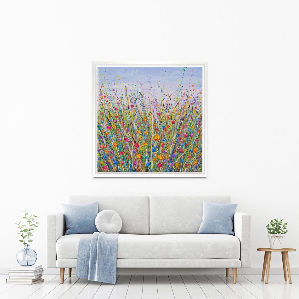 Wildflower Meadow Canvas Print wall art product Olga Tkachyk