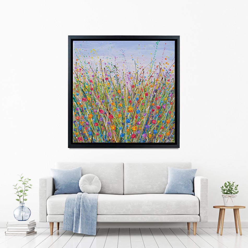 Wildflower Meadow Canvas Print wall art product Olga Tkachyk