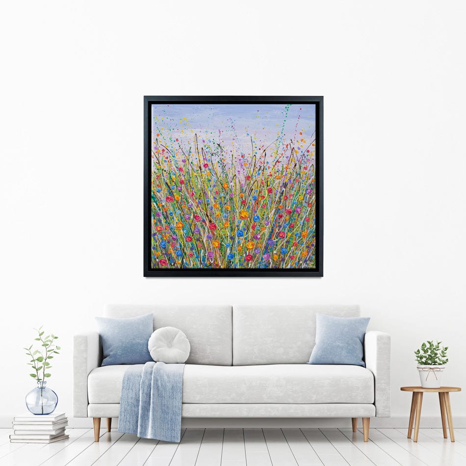 Wildflower Meadow Canvas Print wall art product Olga Tkachyk
