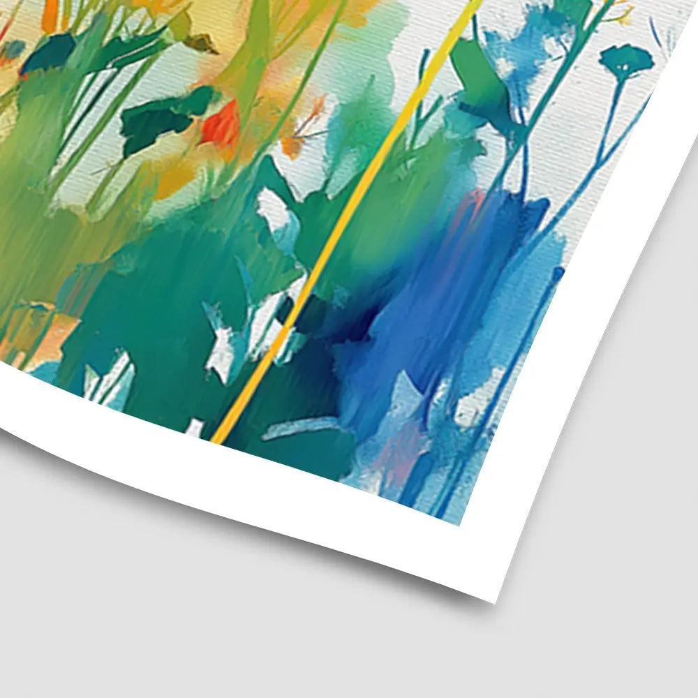 Wildflower Meadow Silhouettes Art Print Wildflower Meadow Silhouettes Art Print wall art product Chromatic Storm Studio
