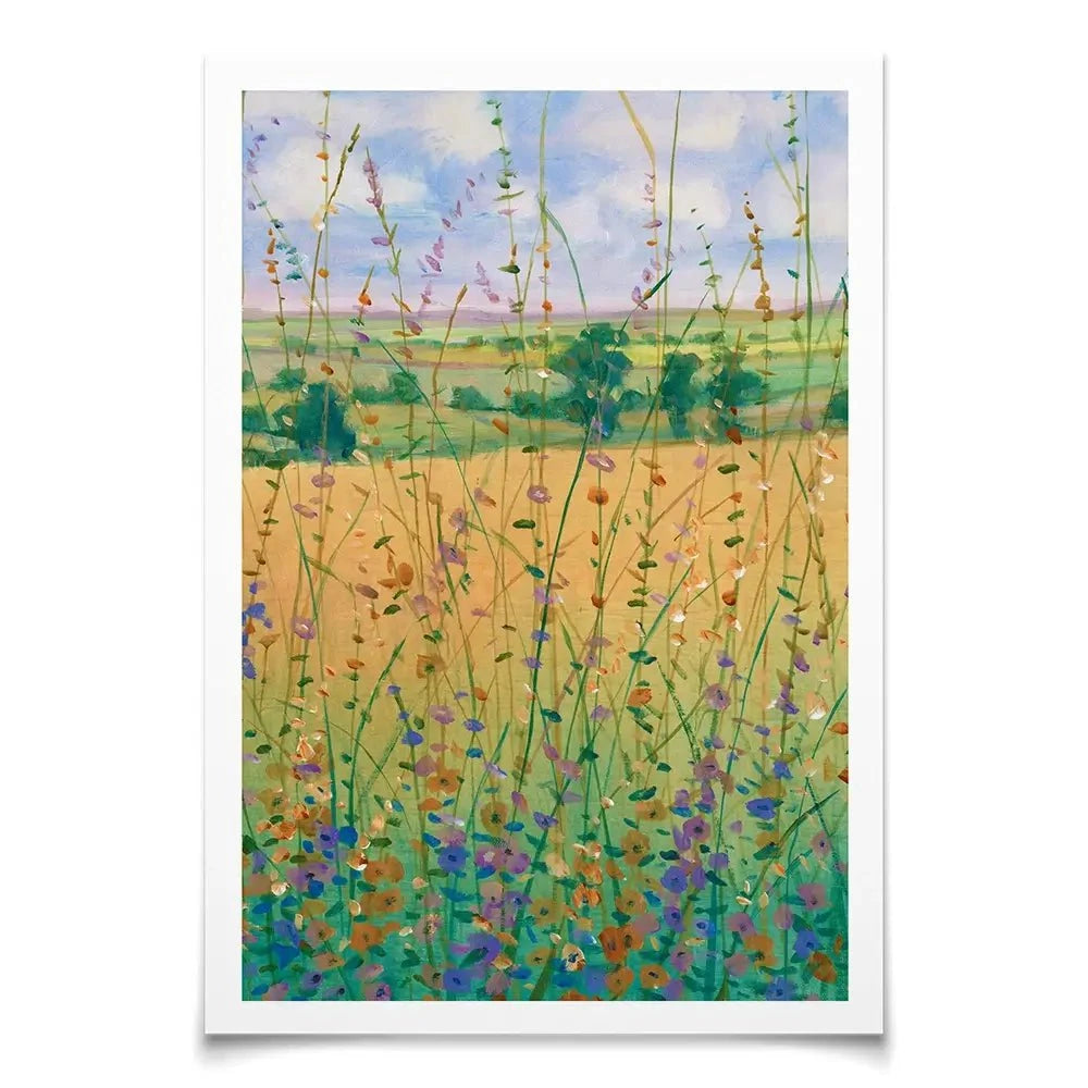 Wildflower Path Art Print Wildflower Path Art Print wall art product Tim O'Toole