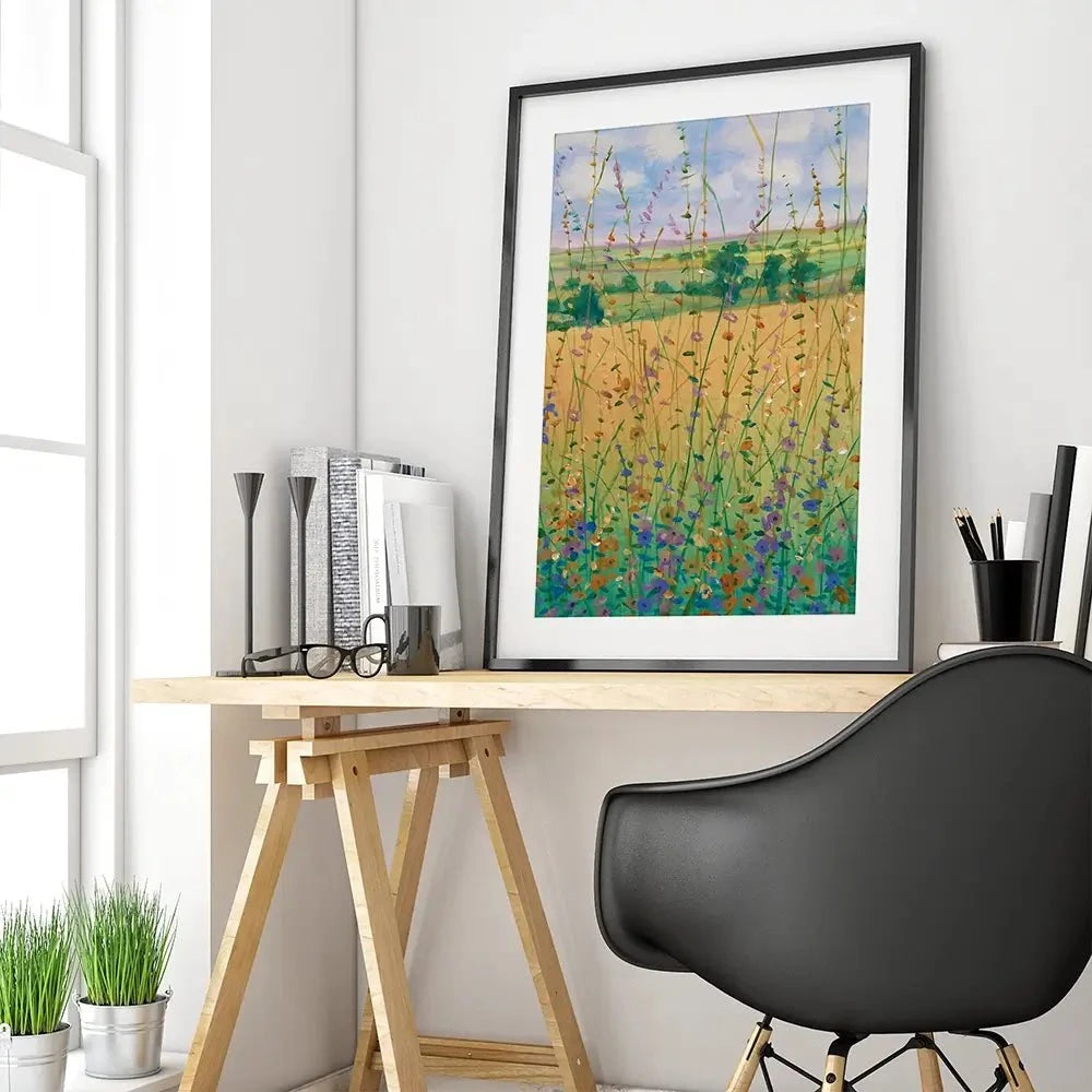 Wildflower Path Framed Art Print Wildflower Path Framed Art Print wall art product Tim O'Toole