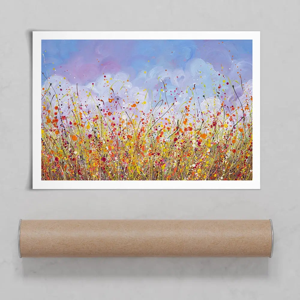 Wildflower Splash Art Print Wildflower Splash Art Print wall art product Olga Tkachyk