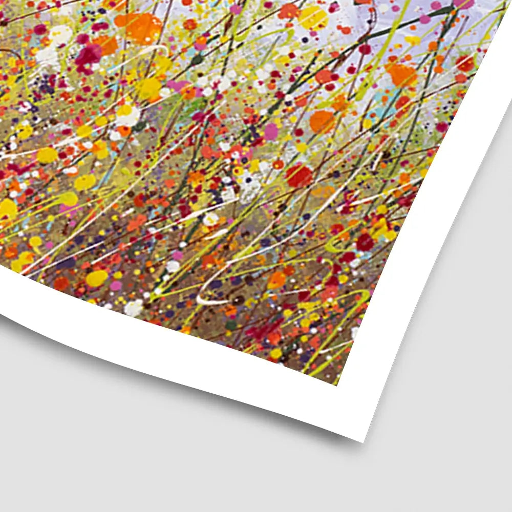 Wildflower Splash Art Print Wildflower Splash Art Print wall art product Olga Tkachyk