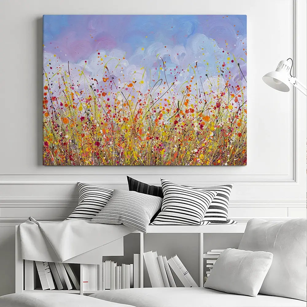 Wildflower Splash Canvas Print Wildflower Splash Canvas Print wall art product Olga Tkachyk