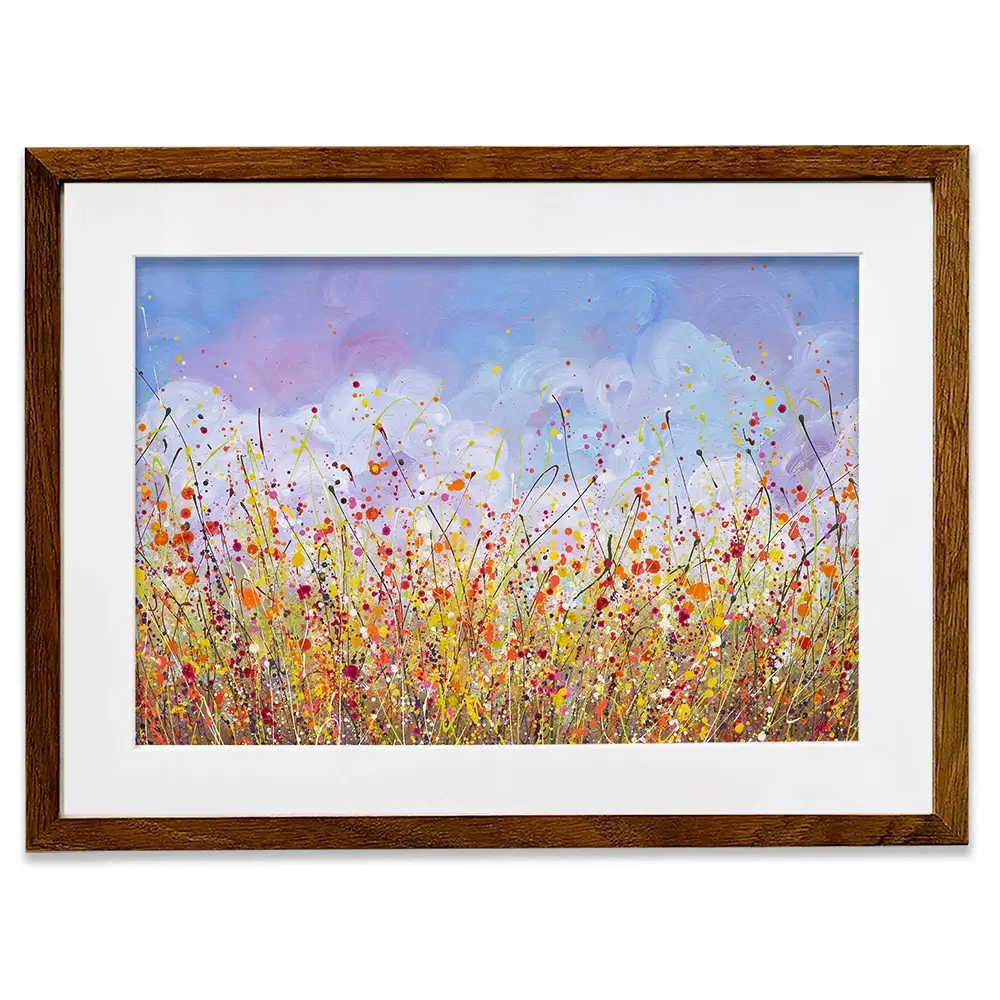 Wildflower Splash Framed Art Print Wildflower Splash Framed Art Print wall art product Olga Tkachyk