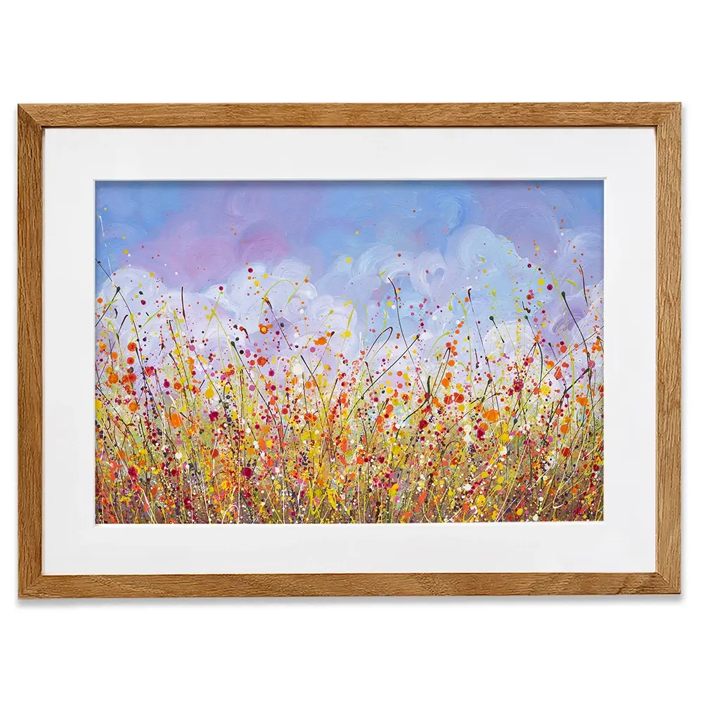 Wildflower Splash Framed Art Print Wildflower Splash Framed Art Print wall art product Olga Tkachyk