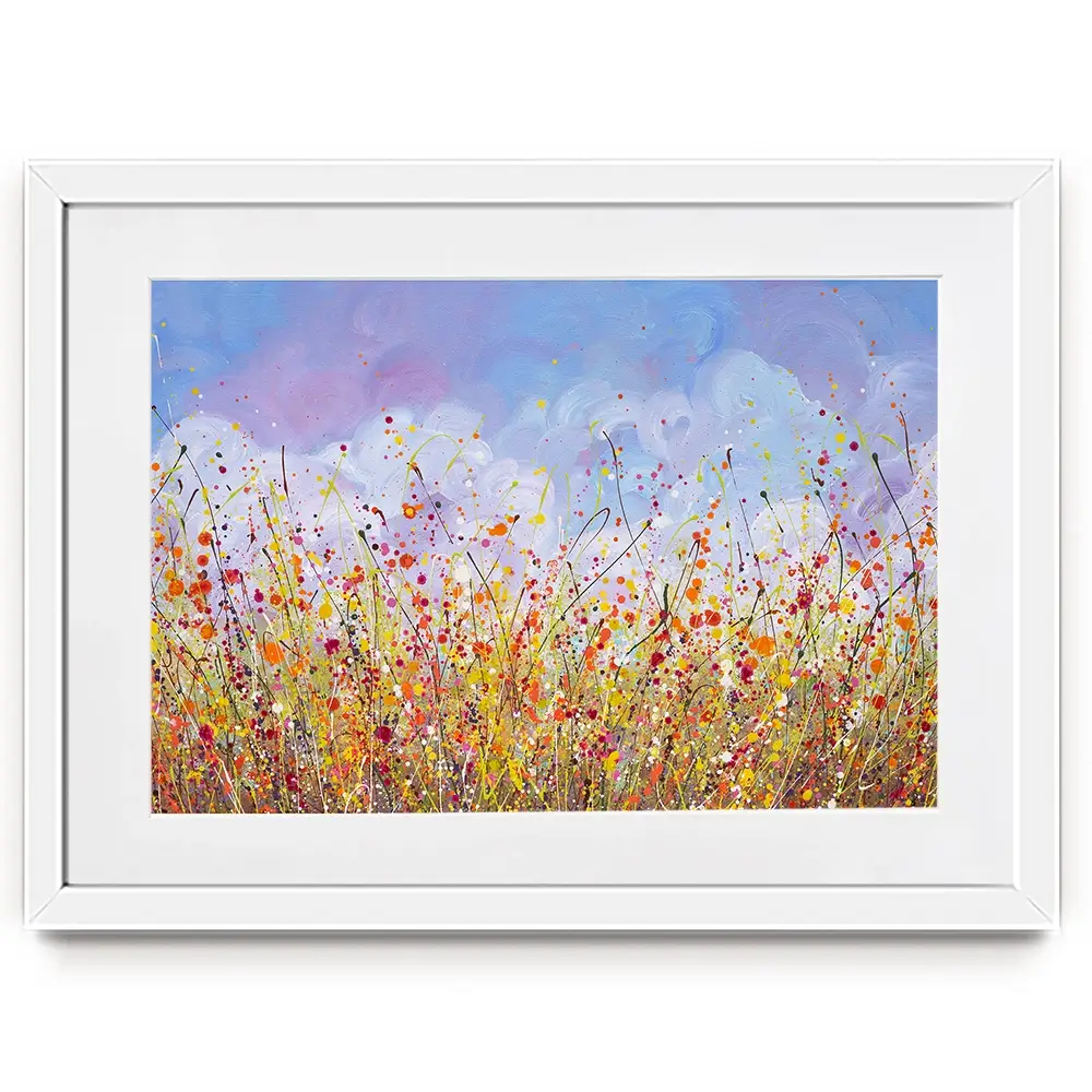 Wildflower Splash Framed Art Print Wildflower Splash Framed Art Print wall art product Olga Tkachyk