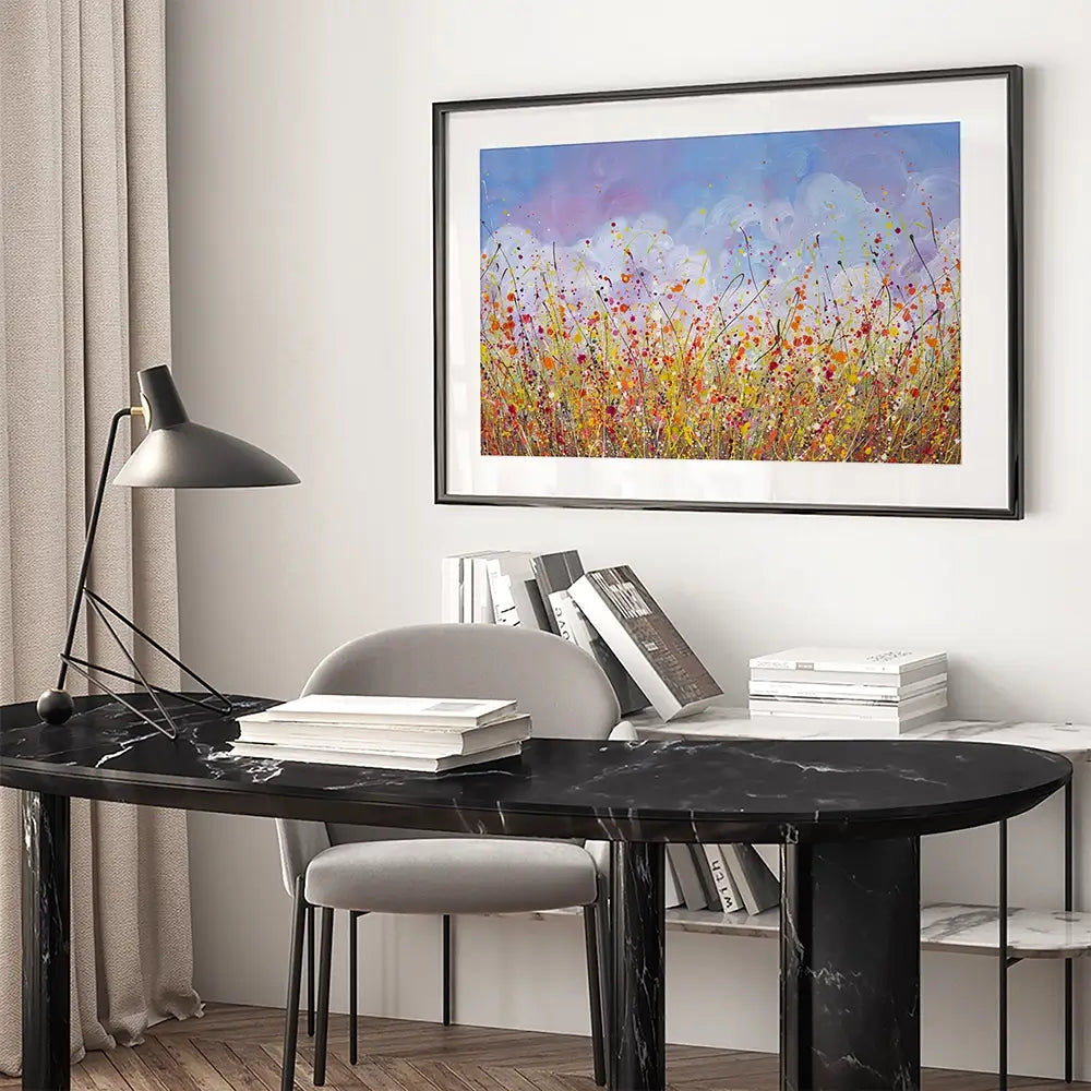Wildflower Splash Framed Art Print Wildflower Splash Framed Art Print wall art product Olga Tkachyk