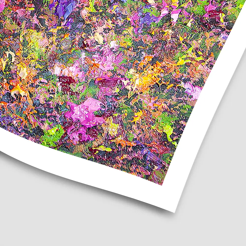 Wildflower Symphony Square Art Print Wildflower Symphony Square Art Print wall art product Osnat Tzadok