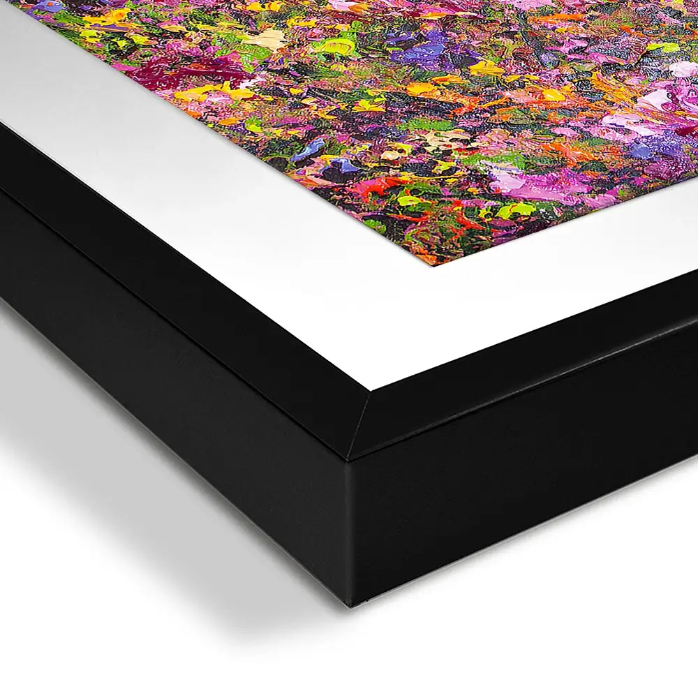 Wildflower Symphony Square Framed Art Print Wildflower Symphony Square Framed Art Print wall art product Osnat Tzadok