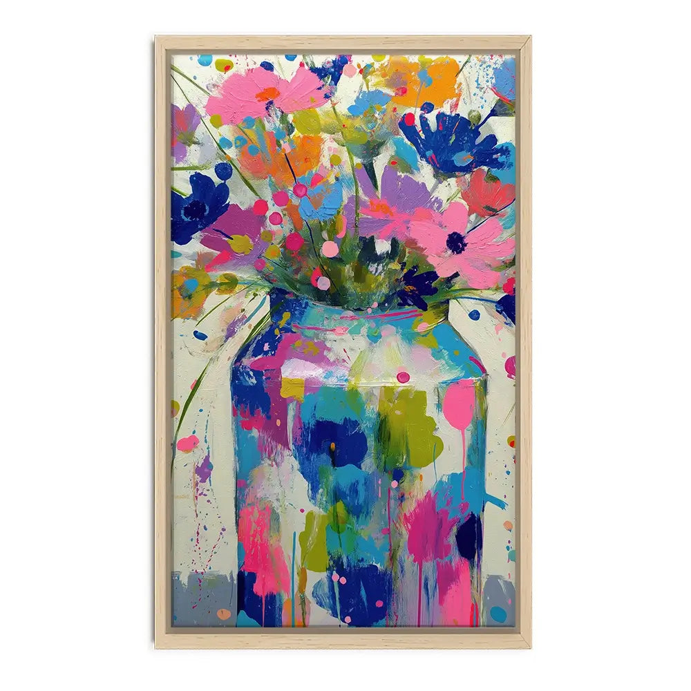 Wildflower Vase Canvas Print Wildflower Vase Canvas Print wall art product Chromatic Storm Studio