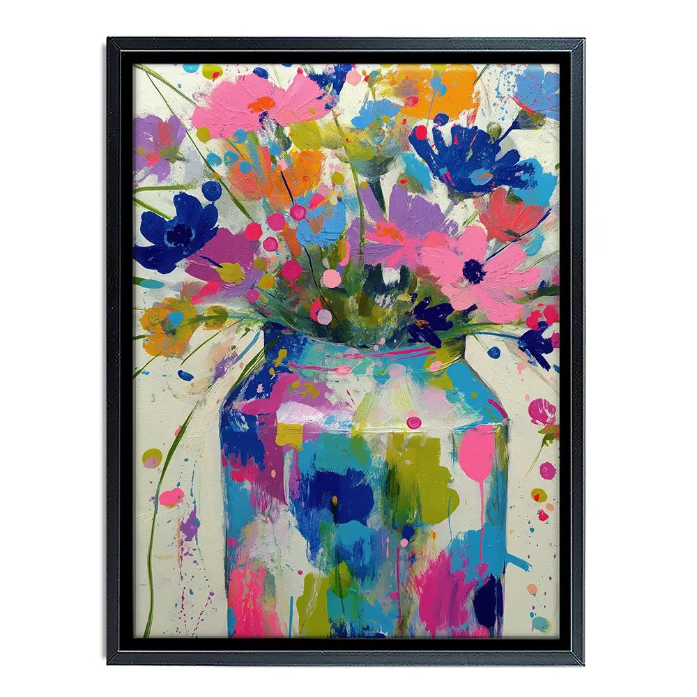 Wildflower Vase Canvas Print Wildflower Vase Canvas Print wall art product Chromatic Storm Studio