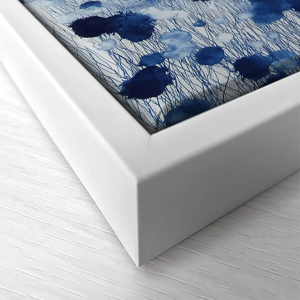 Wildflowers And Distant Mountains Square Canvas Print Wildflowers And Distant Mountains Square Canvas Print wall art product Chromatic Storm Studio