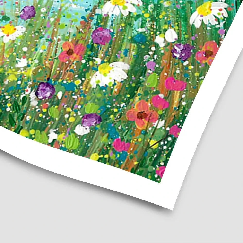 Wildflowers At The Beach Art Print Wildflowers At The Beach Art Print wall art product Emma LC Art