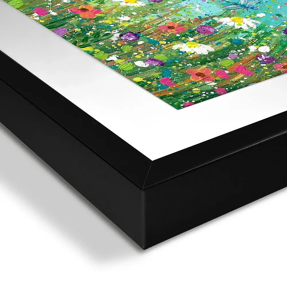 Wildflowers At The Beach Framed Art Print Wildflowers At The Beach Framed Art Print wall art product Emma LC Art