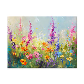 Wildflowers In Springtime Canvas Print Wildflowers In Springtime Canvas Print wall art product Creative Studio - Independent