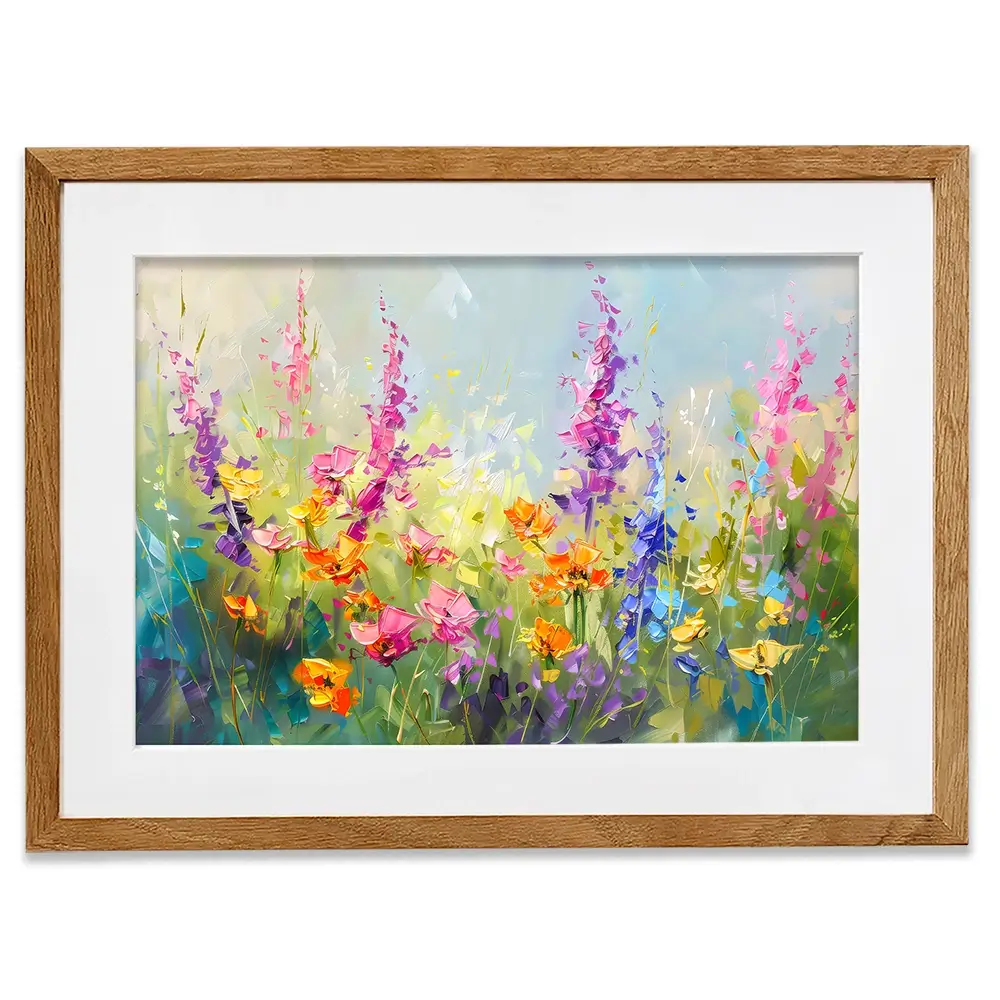 Wildflowers In Springtime Framed Art Print Wildflowers In Springtime Framed Art Print wall art product Creative Studio - Independent