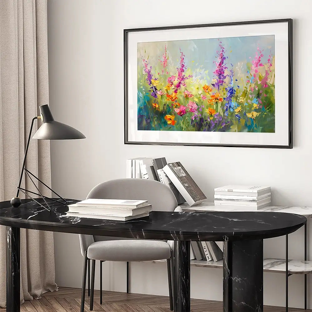 Wildflowers In Springtime Framed Art Print Wildflowers In Springtime Framed Art Print wall art product Creative Studio - Independent