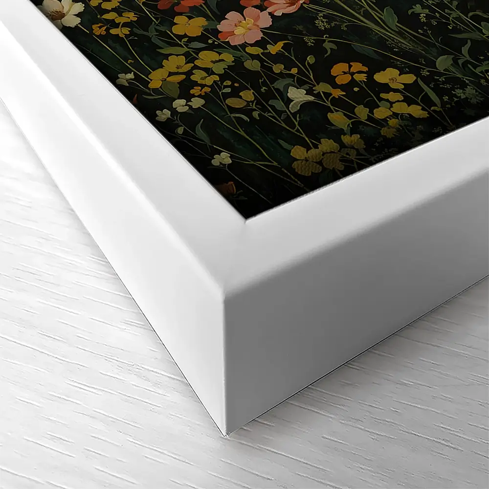 Wildflowers In The Dark Canvas Print Wildflowers In The Dark Canvas Print wall art product IAmHomeStudio
