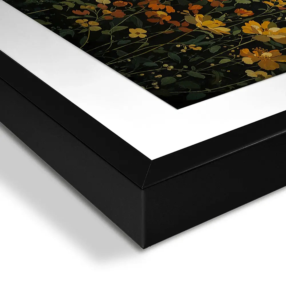 Wildflowers In The Dark Framed Art Print Wildflowers In The Dark Framed Art Print wall art product IAmHomeStudio