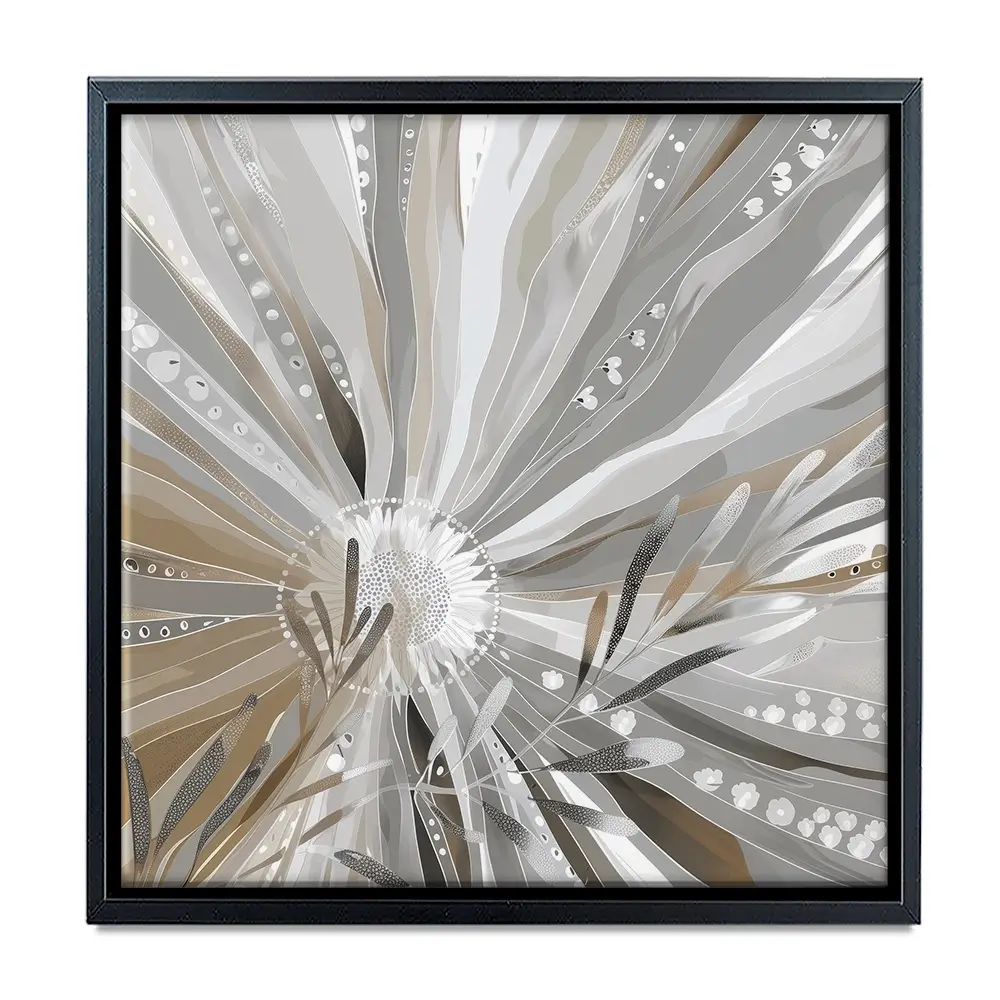 Wildlace Complement Square Canvas Print Wildlace Complement Square Canvas Print wall art product Bella Eve