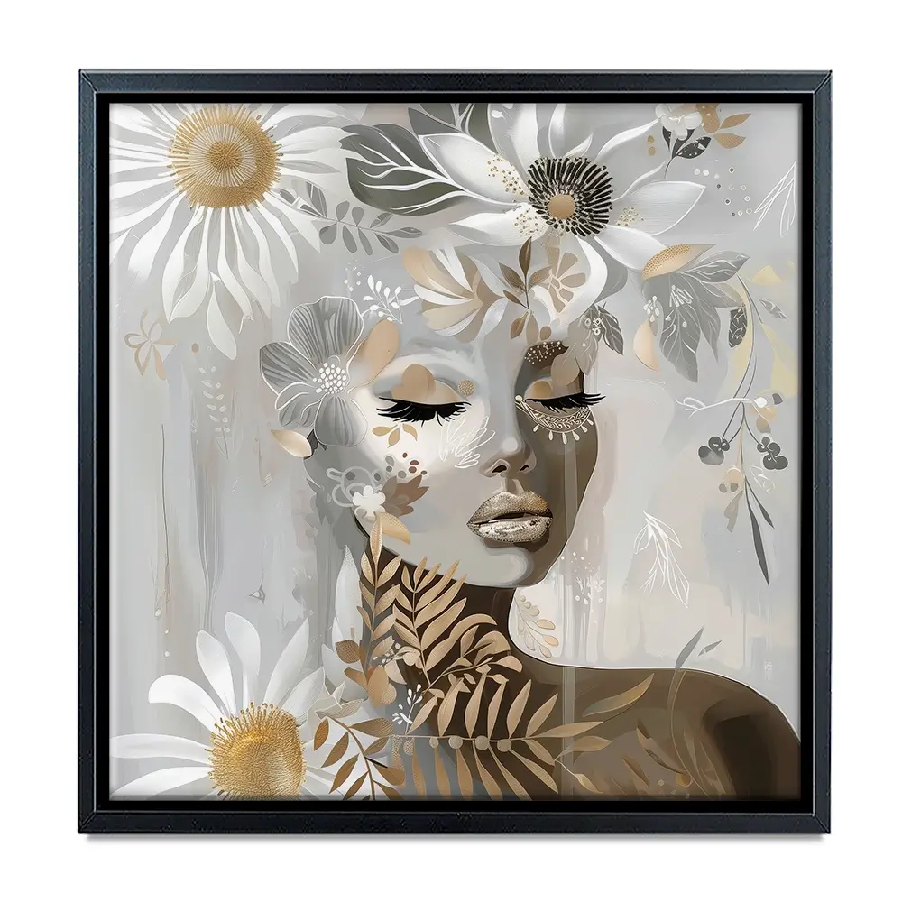 Wildlace Square Canvas Print Wildlace Square Canvas Print wall art product Bella Eve