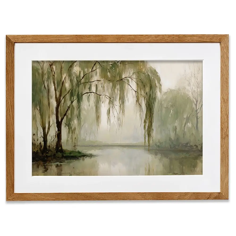 Willow Tree Framed Art Print Willow Tree Framed Art Print wall art product Petals Prints Design - Independent