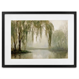 Willow Tree Framed Art Print Willow Tree Framed Art Print wall art product Petals Prints Design - Independent